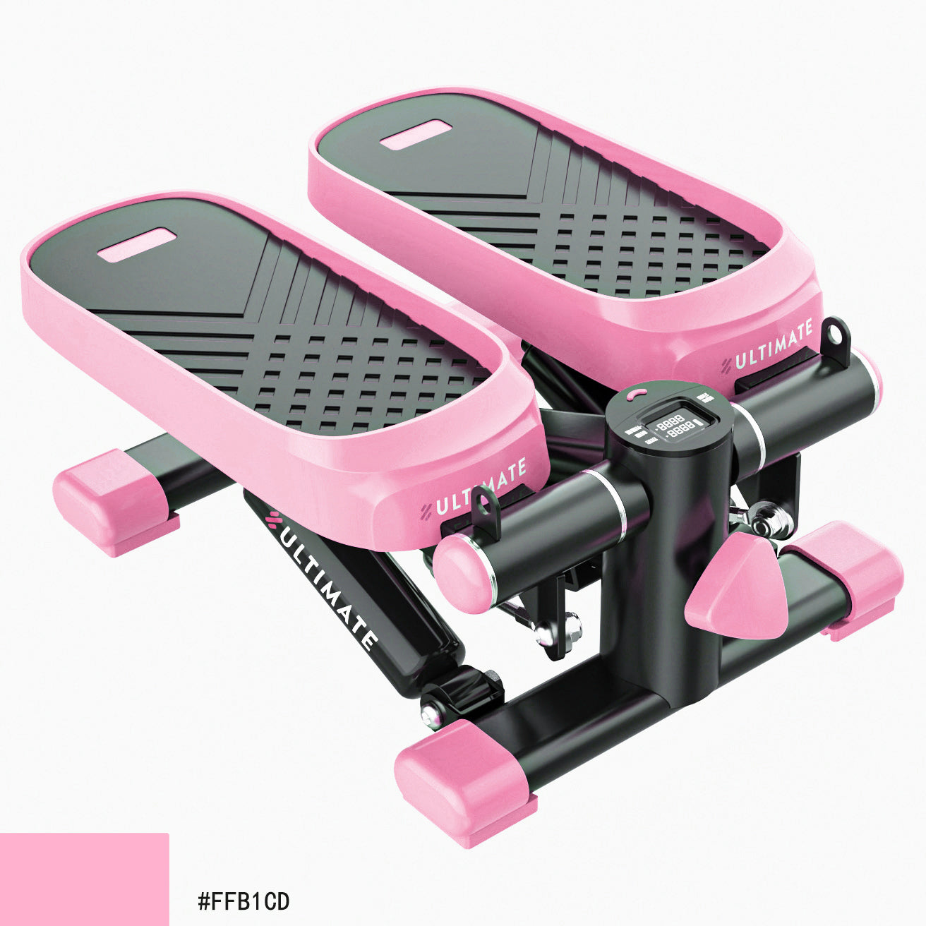 Burn Calories at Home – 330LB Mini Stepper with Resistance Bands & LCD Displa