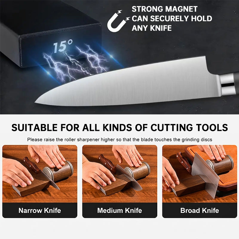 15° & 20° Roll Knife Magnetic Sharpener Kit