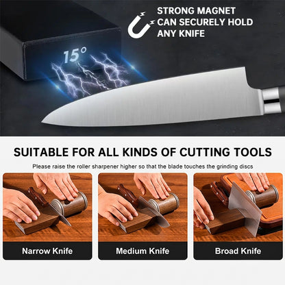 15° & 20° Roll Knife Magnetic Sharpener Kit