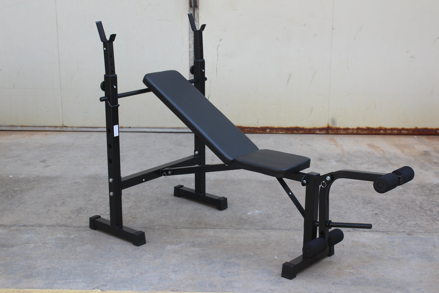 Adjustable Olympic Weight Bench & Squat Rack for Home Gym Workouts