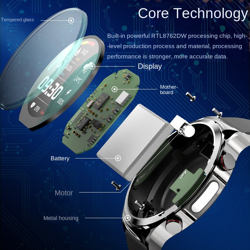 Smart Fitness Watch with Health Monitoring and Activity Tracking