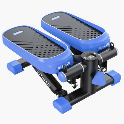 Hydraulic Stepper with Resistance Bands and Digital Monitor