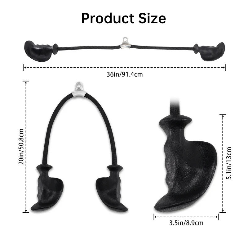 Detachable Exercise Rope Attachment for Functional Strength Training