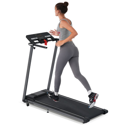 Folding Walking Pad Treadmill with Incline & Bluetooth Speaker – 2.5HP Portable Treadmill for Home and Office